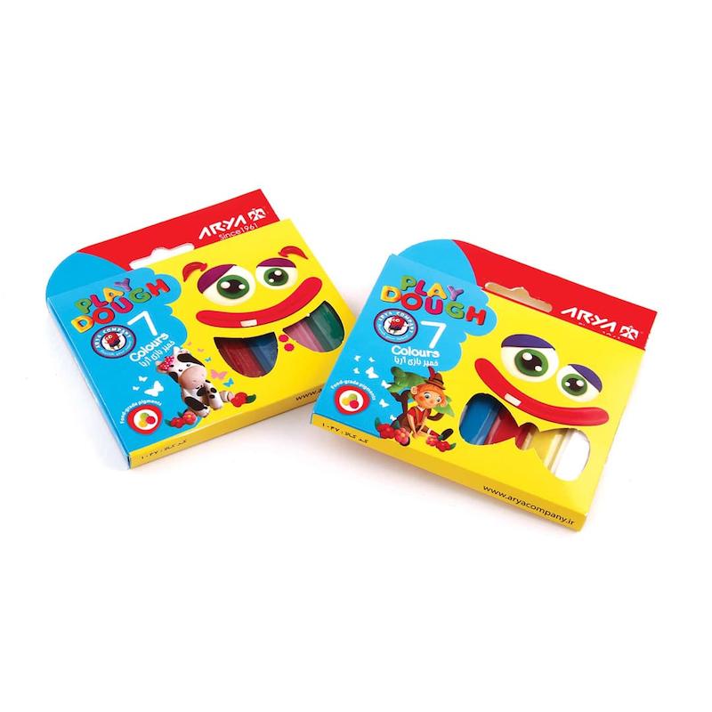 خمیر بازی 7 رنگ آریا 