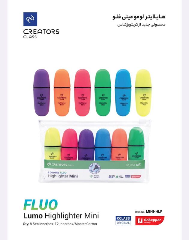 ماژیک های لایت 6 رنگ سی کلاس کریتورز ( مینی )