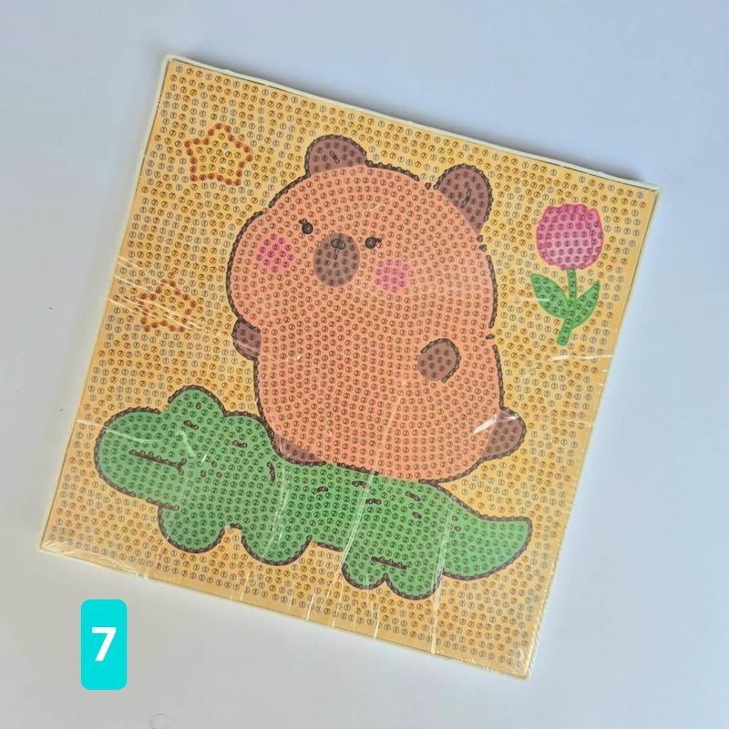 نقاشی الماسی بومی طرح کرومی و فانتزی سایز 20×20