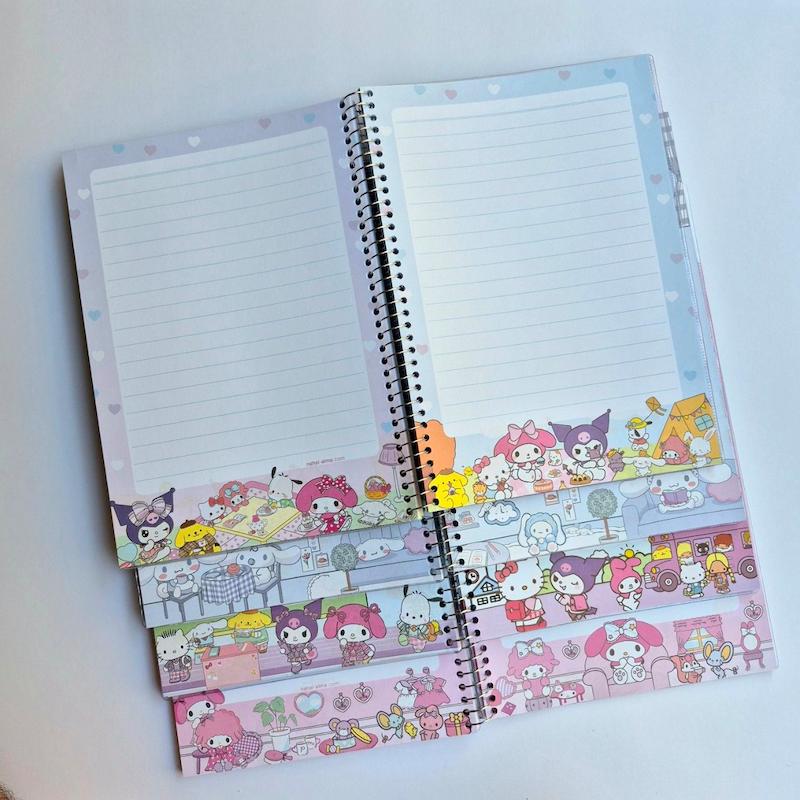 دفتر 100 برگ حاشیه دار کرومی مجلد برند نهال آلما چاپ داخله رنگی