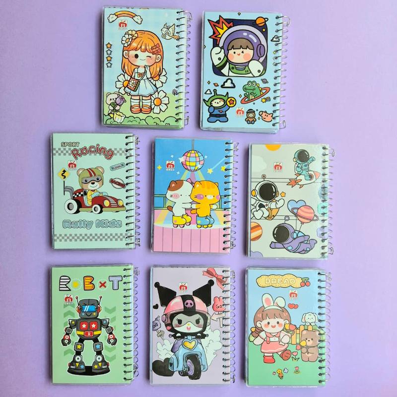 دفتر یادداشت حاشیه دار مجلد نهال آلما سایز 8×12