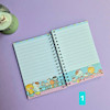 دفتر یادداشت حاشیه دار مجلد نهال آلما سایز 8×12