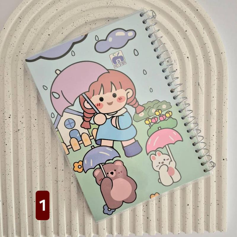 دفتریادداشت حاشیه دار مجلد نهال آلما سایز بزرگ 12×17