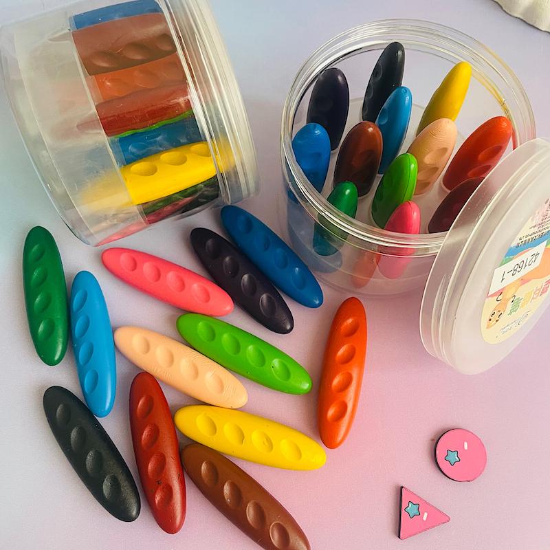 مدادشمعی جادویی ۱۲ رنگ سطلی مدل گریپ GRIP