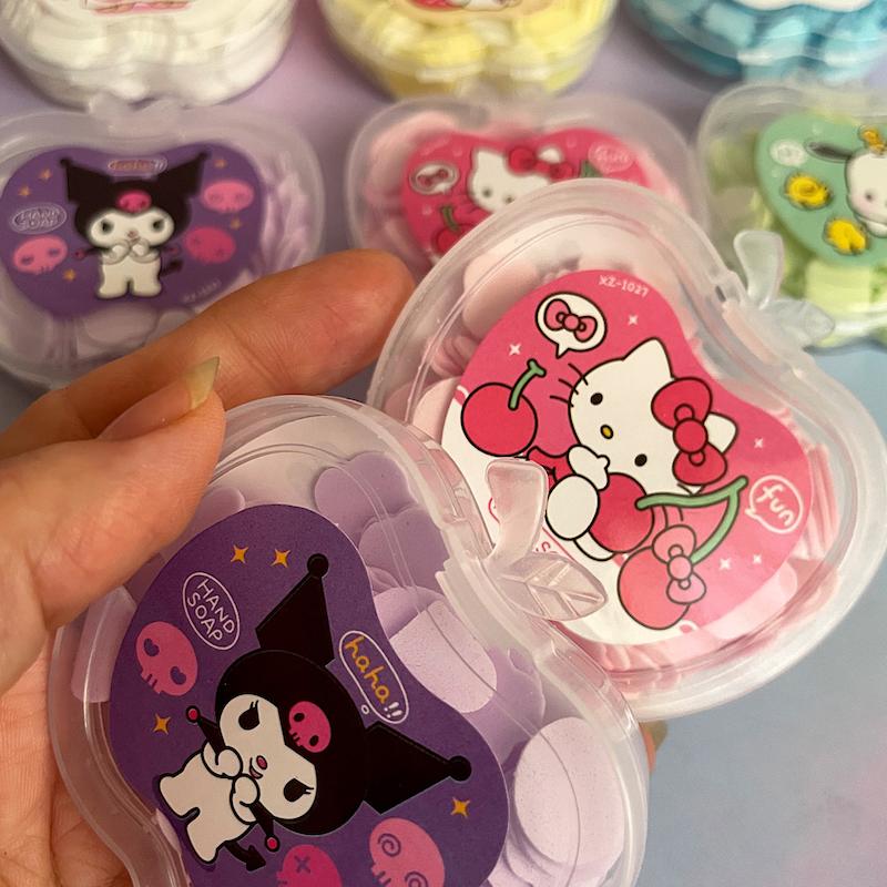 صابون های کاغذیی مدل سیب طرح کرومی و دوستان