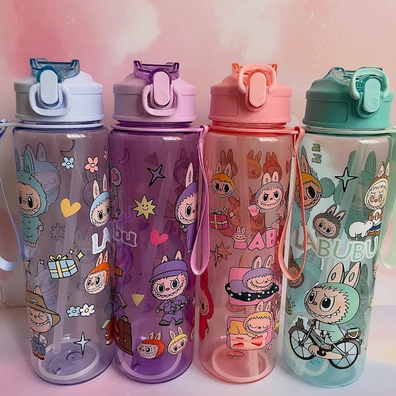 قمقمه استوانه ای شفاف لبوبو