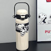 فلاسک و تراول ماگ اسنوپی snoopy اورجینال ،نی دار و آسان نوش استیل 316