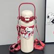 فلاسک و تراول ماگ اسنوپی snoopy اورجینال ،نی دار و آسان نوش استیل 316