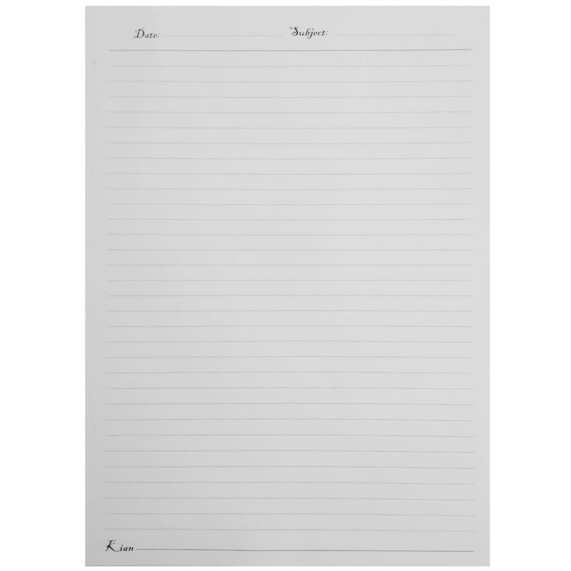 کاغذ A4 خط دار کیان بسته 100 عددی