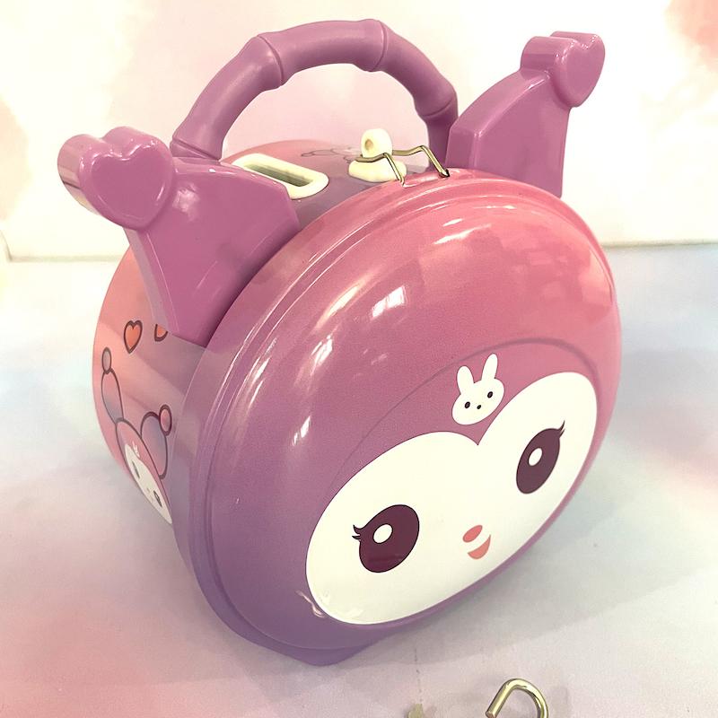 قلک فلزی قفل دار طرح کرومی