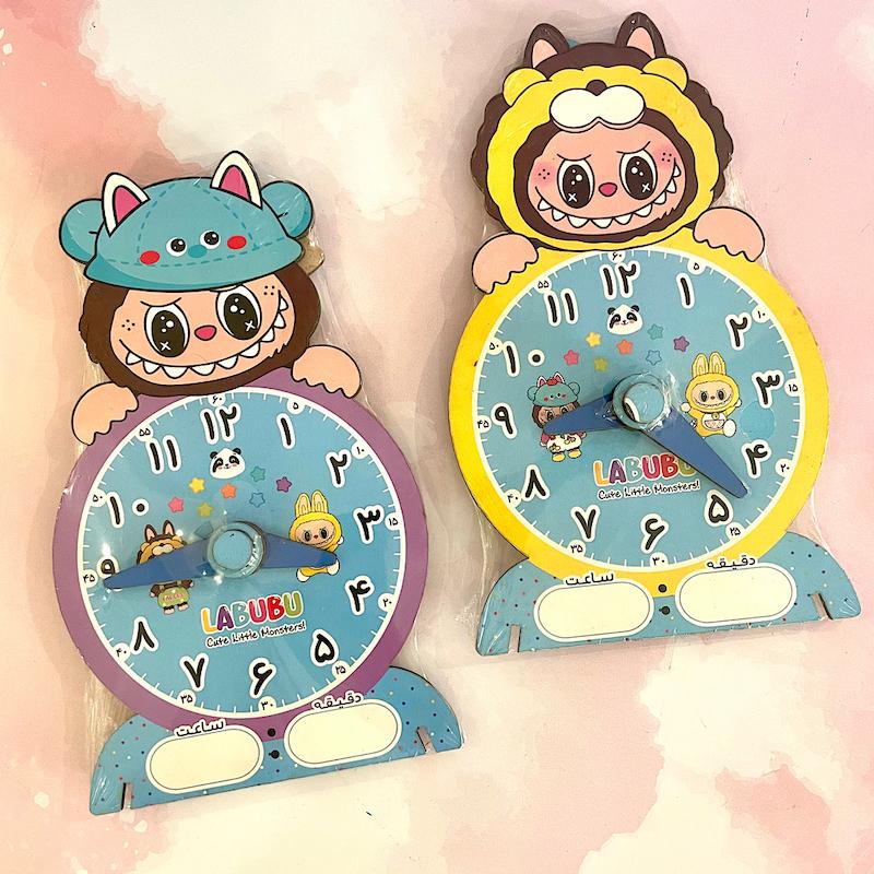 ساعت آموزشی چوبی لبوبو