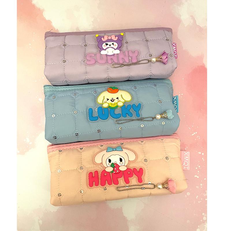 جامدادی پولک دوزی و آویز دار کرومی و دوستان