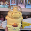 فلاسک قمقمه استیل پوم پوم پورین Pompompurin بدون نشتی با بند دوشی با کیفیت 
