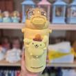 فلاسک قمقمه استیل پوم پوم پورین Pompompurin بدون نشتی با بند دوشی با کیفیت 