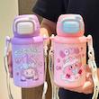 قمقمه استیل نی دار و آسان نوش طرح Cute style حجم 500 میلی لیتر 
