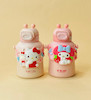 فلاسک قمقمه اورجینال نی دار طرح کیتی Hello kitty محصول شرکت سانریو