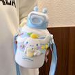 قمقمه سینمارول استیل Cinnamoroll نی دار بسیار با کیفیت اورجینال شرکت سانریو