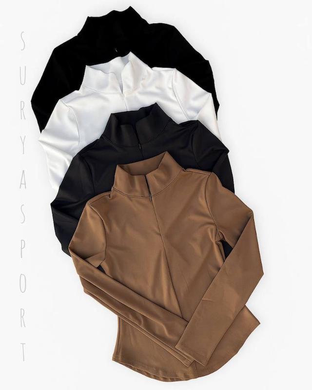 پیراهن نیم زیپ - کد 811