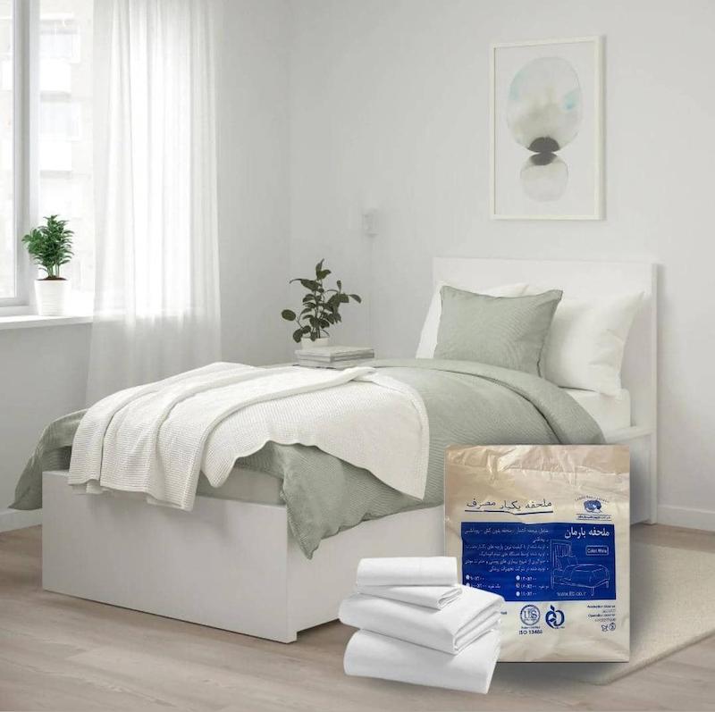 ملحفه یک بار مصرف خوشخواب تک نفره