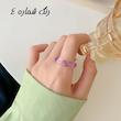 انگشتر رزینی پاستیلی کد 4021