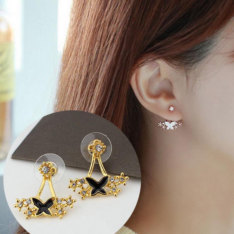 گوشواره پروانه ای دخترونه کد 4053