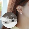 گوشواره پروانه ای دخترونه کد 4053