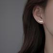 گوشواره 4 ستاره ی نقره کد 8032