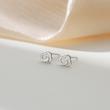 گوشواره ابری نقره کد 6092