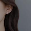 گوشواره ابری نقره کد 6092