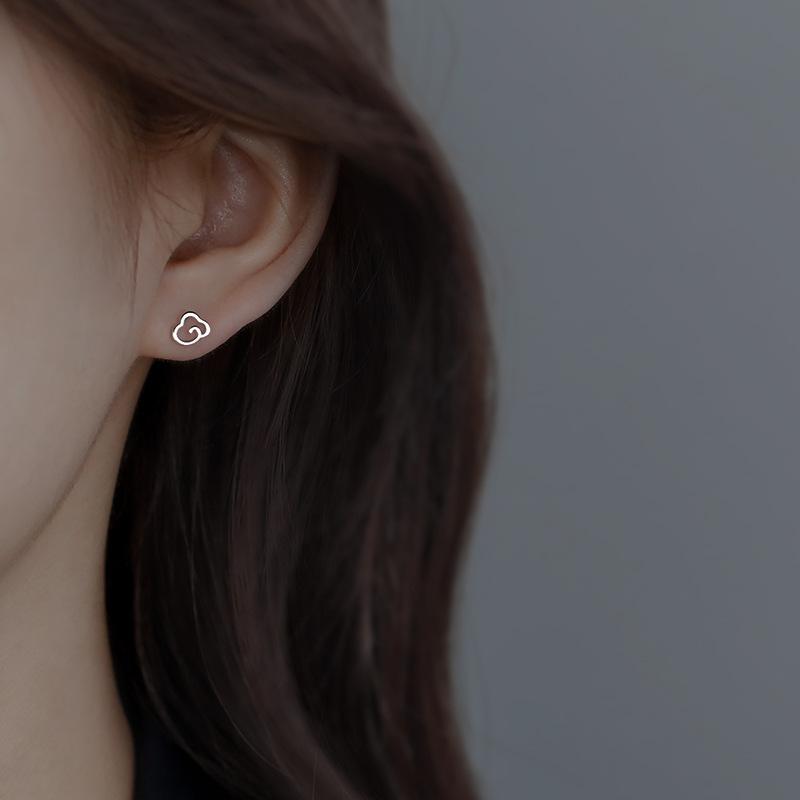 گوشواره ابری نقره کد 6092