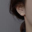 گوشواره ابری نقره کد 6092