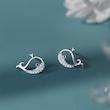 گوشواره های طرح وال نقره  کد 6042