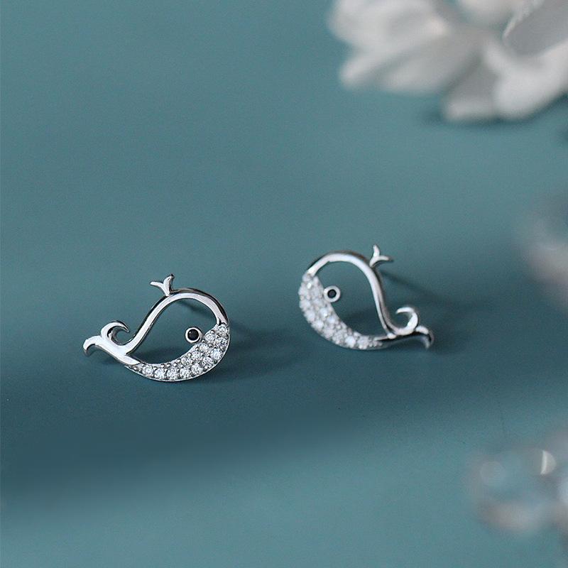 گوشواره های طرح وال نقره  کد 6042