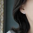 گوشواره های طرح وال نقره  کد 6042