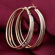 گوشواره چند لایه یخی کد 3092
