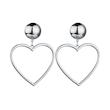 گوشواره طرح قلب بزرگ کد 3042