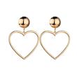 گوشواره طرح قلب بزرگ کد 3042