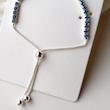 دستبند جواهری آبی 