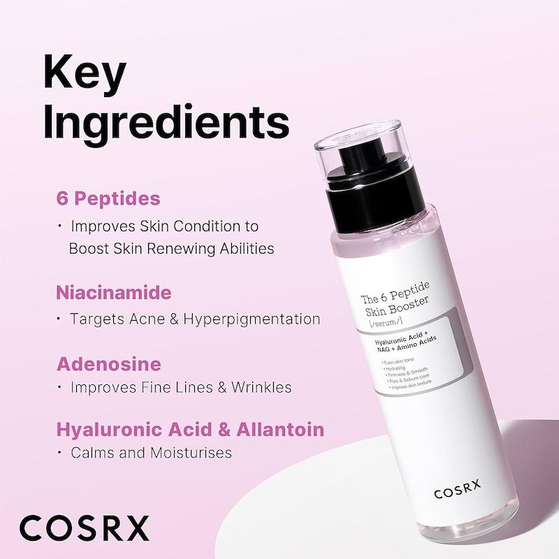 سرم جوانساز ۶ پپتاید کوزارکس 6peptide skin Booster
