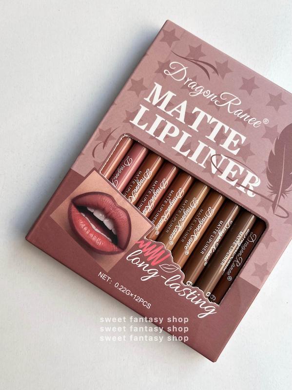 مداد لب نود دراگون پک ۱۲ عددی MATTE LIPLINER