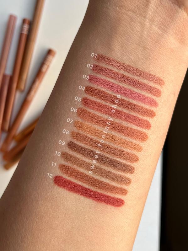 مداد لب نود دراگون پک ۱۲ عددی MATTE LIPLINER
