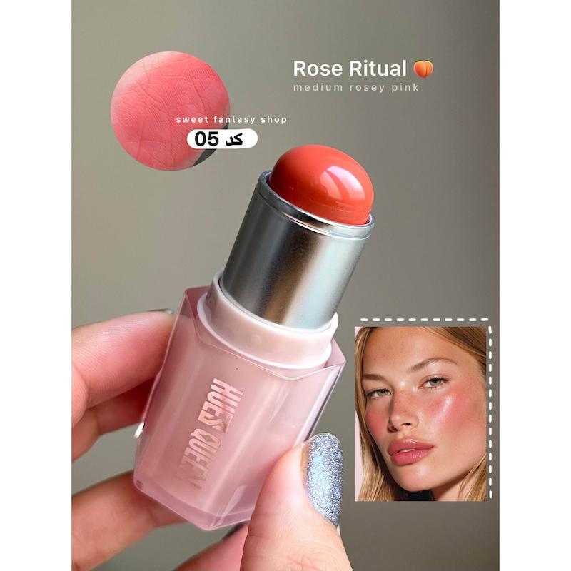 رژگونه استیکی HUES QUEEN