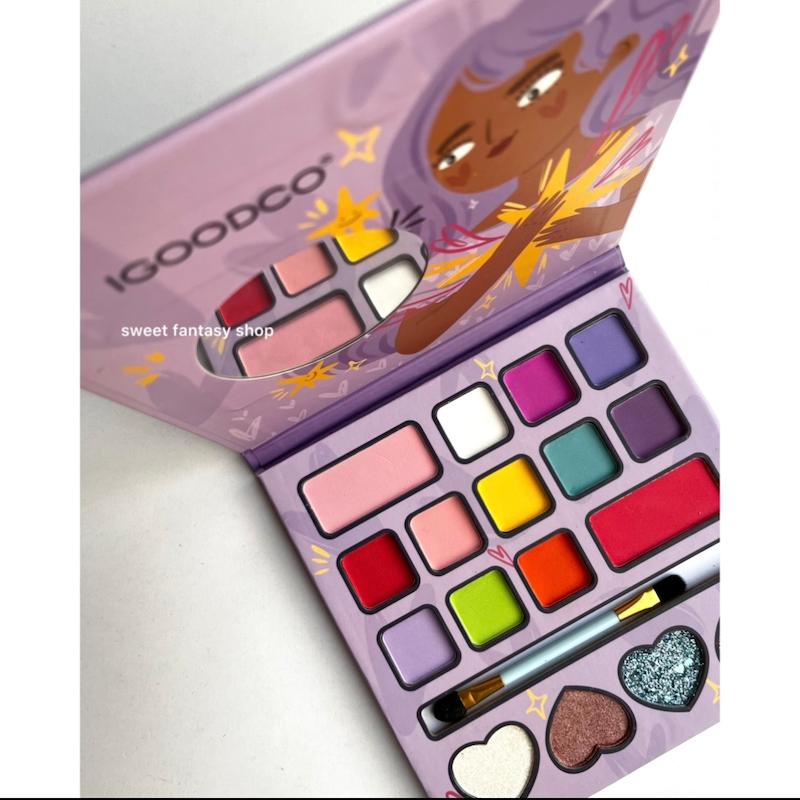 پالت سایه ۱۷‌رنگ IGOODCO آینه دار