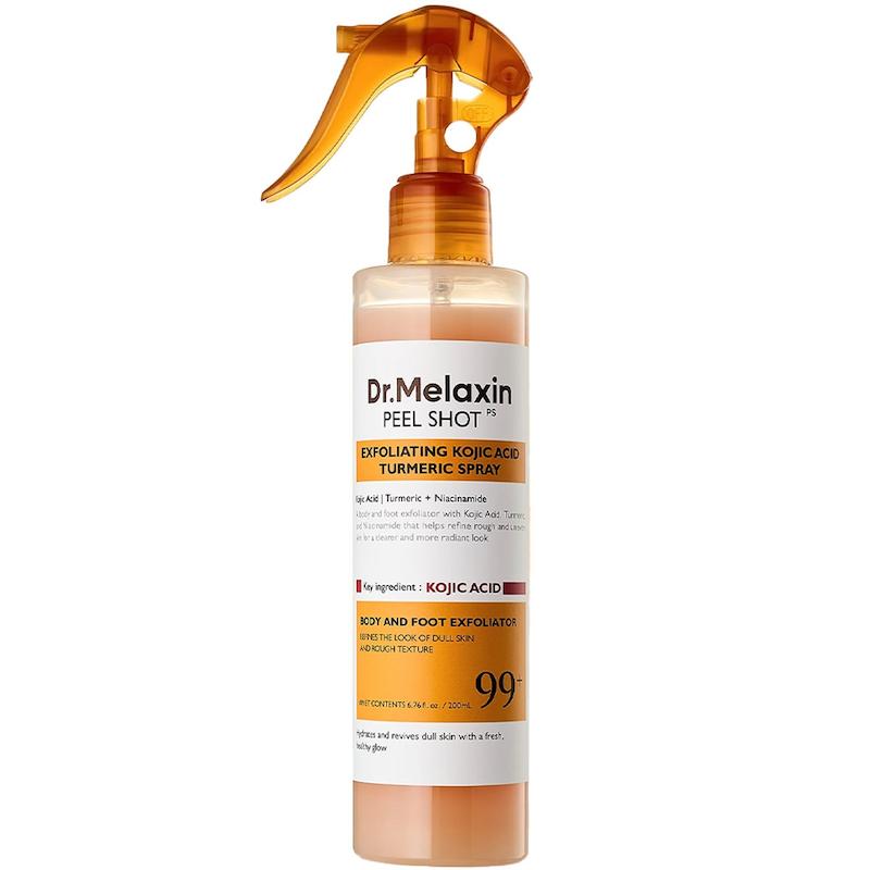  اسپری لایه بردار بدن دکتر ملاکسین مدل Peel Shot Kojic Acid