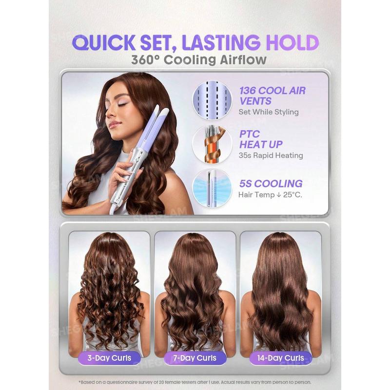 دستگاه کرلی باد سرد اتومات One Touch Airflow شیگلم SHEGLAM