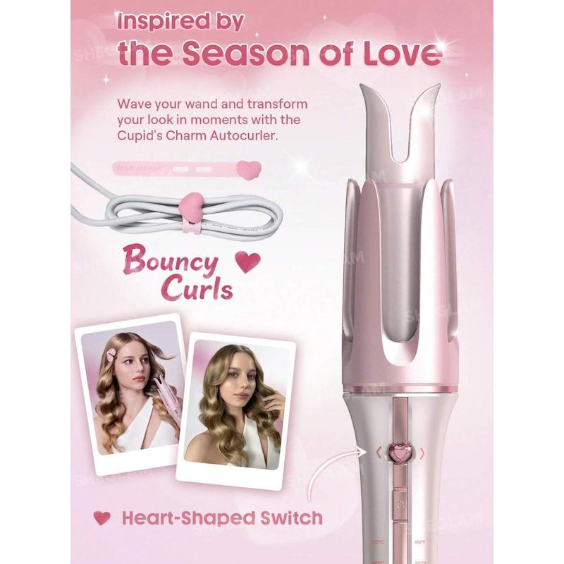 دستگاه کرلی صورتی شیگلم cupid's charm SHEGLAM