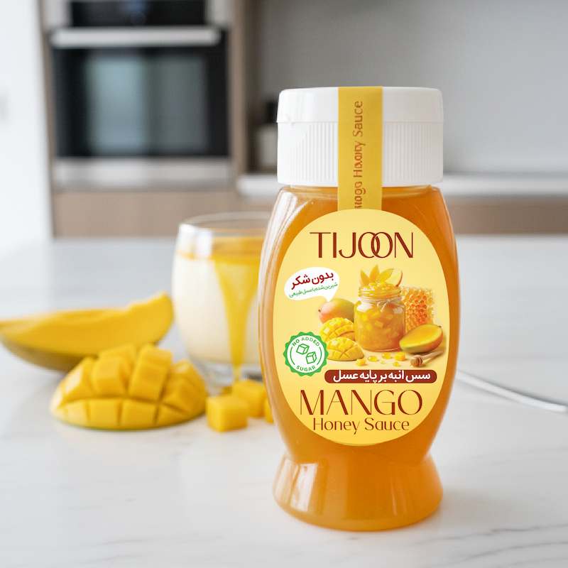 سس انبه (انبه طبیعی و عسل)350 گرمی