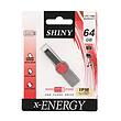 فلش مموری ایکس انرژی  X ENERGY Shiny USB2.0 Flash Memory 64GB قرمز 