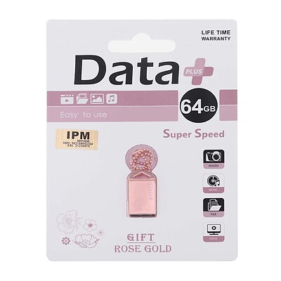 فلش مموری دیتاپلاس Data Plus Gift Rose Gold USB2.0 Flash Memory 64GB 