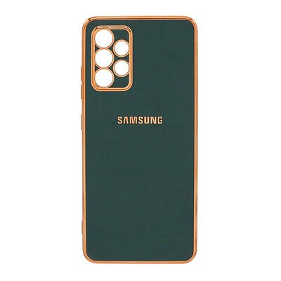 قاب سامسونگ محافظ لنزدار My Case مدل Samsung A73 - سبز تیره